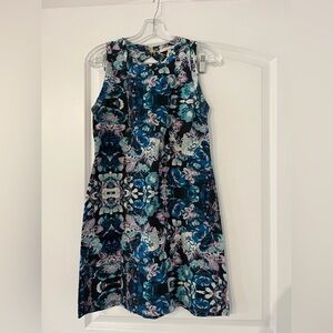 Maje Floral Linen/Silk Dress